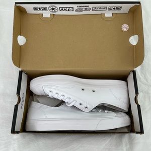 Converse Jack Purcell - White Leather - Size 11 M, 12.5 W